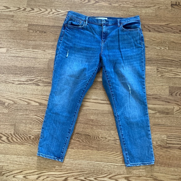 GAP 1969 Best Girlfriend Jeans Distressed 33 - Picture 1 of 10
